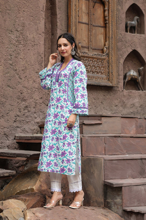 Women Floral Printed Kurta